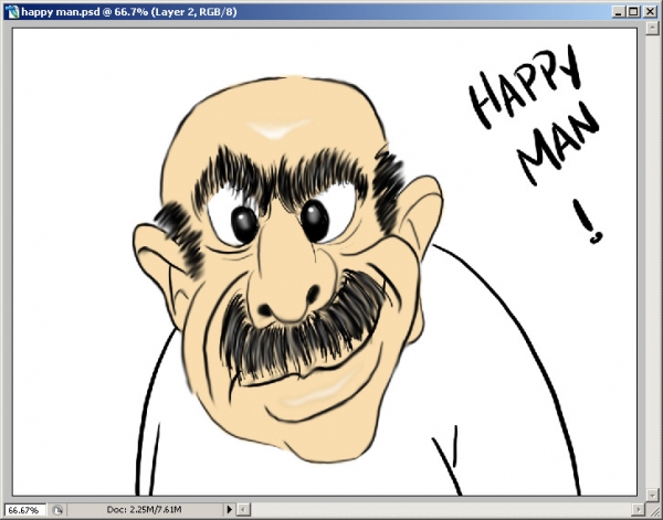 Creation of a Happy Man: Step 2
